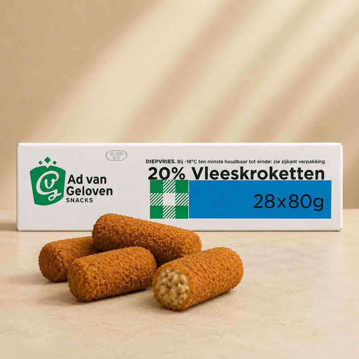Vleeskroketten 10 stuks