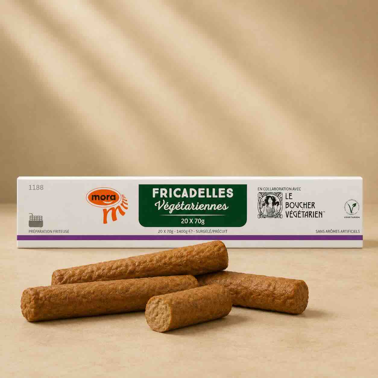 Vegetarische frikandellen 10 stuks