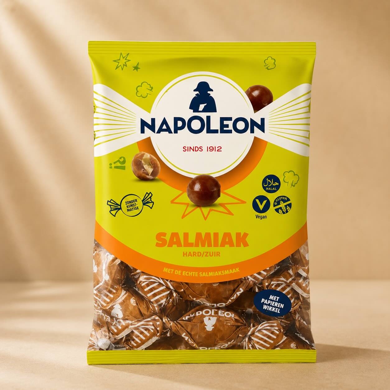 Salmiak zwart-wit 225 g